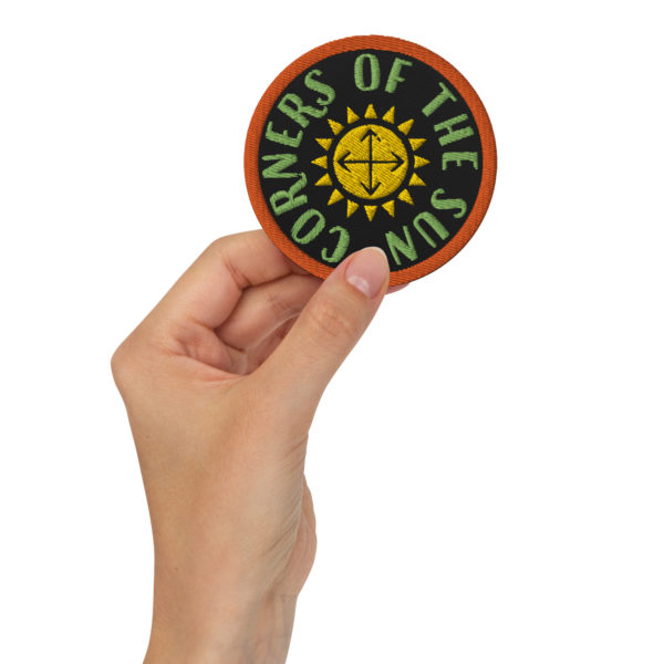 Corners of the Sun Logo Embroidered patches