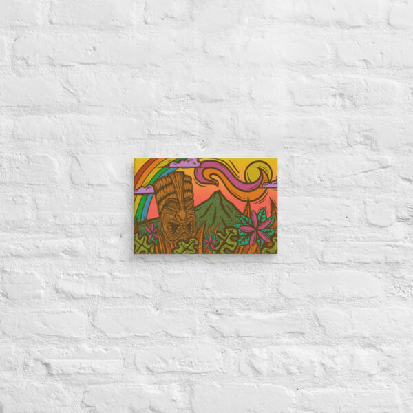 Rainbow Tiki - Gallery Wrapped Canvas Print - Image 6