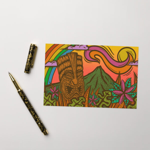 Rainbow Tiki - Greeting cards - Image 5