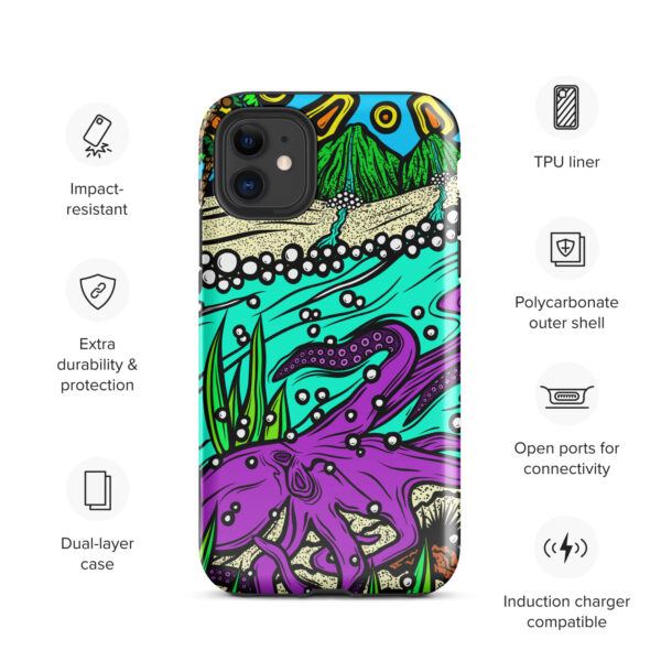 Island Octopus - Tough Case for iPhone® - Image 2