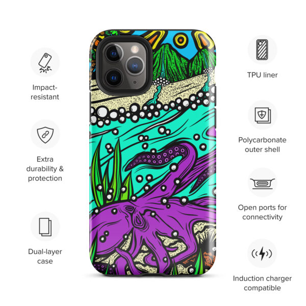 Island Octopus - Tough Case for iPhone® - Image 3