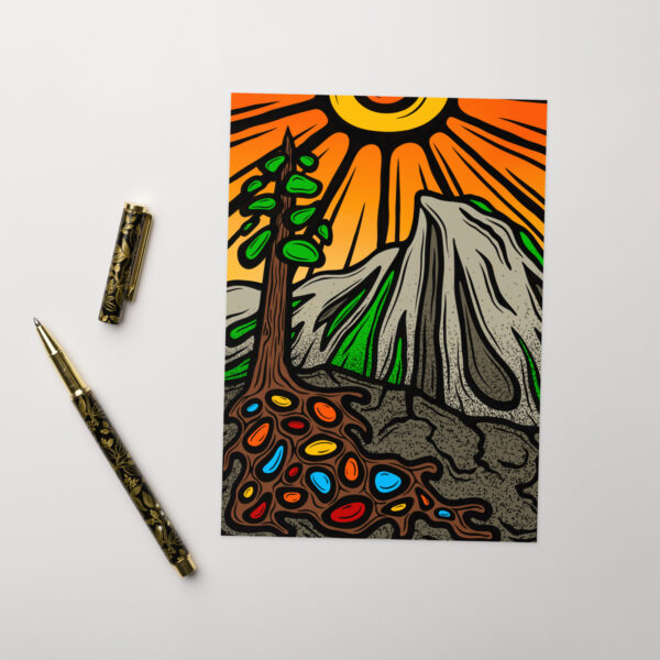 Half Dome - Greeting card Blank Inside - Image 5